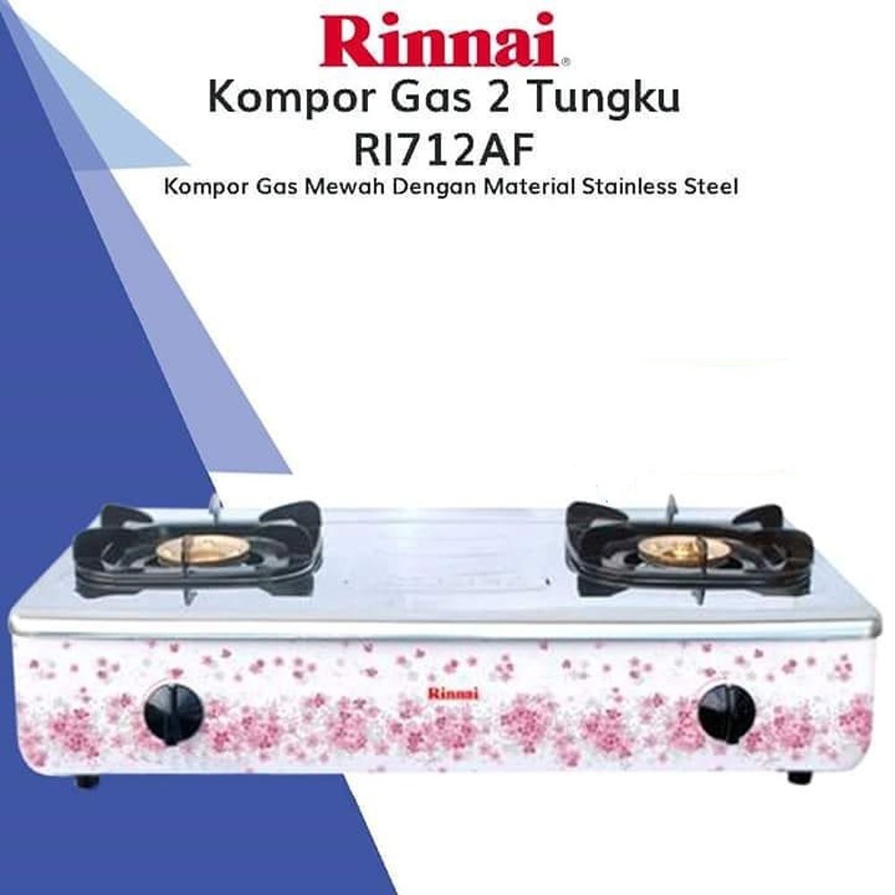 Rinnai Kompor Gas 2 Tungku - RI712AF