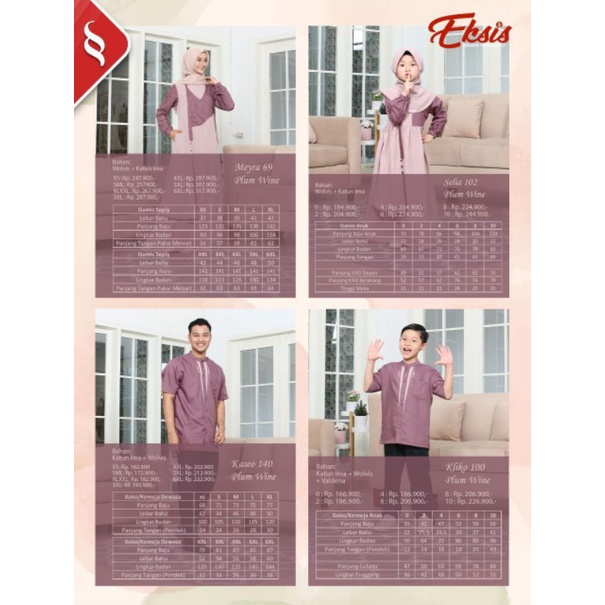 [READY] EKSIS 176 PLUM WINE MEYRA 69 KASEO 140