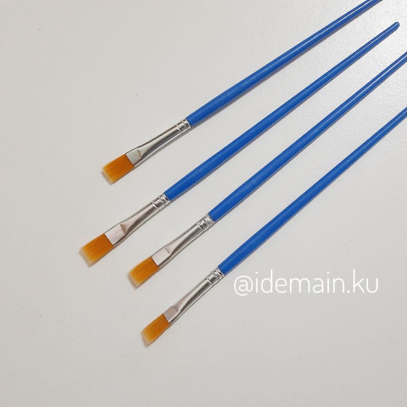 

Kuas Lukis Pipih 7 mm bahan Nilon / Kuas Nilon