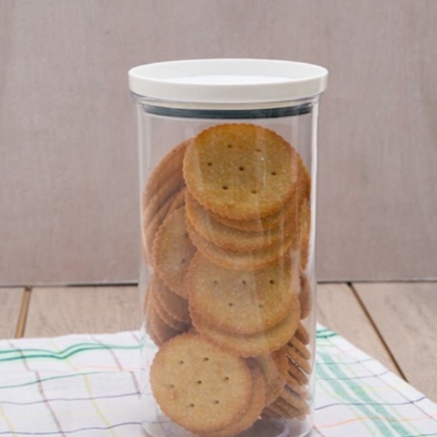 Toples Plastik Penyimpanan Makanan Cemilan Snack Food Storage Kedap Udara
