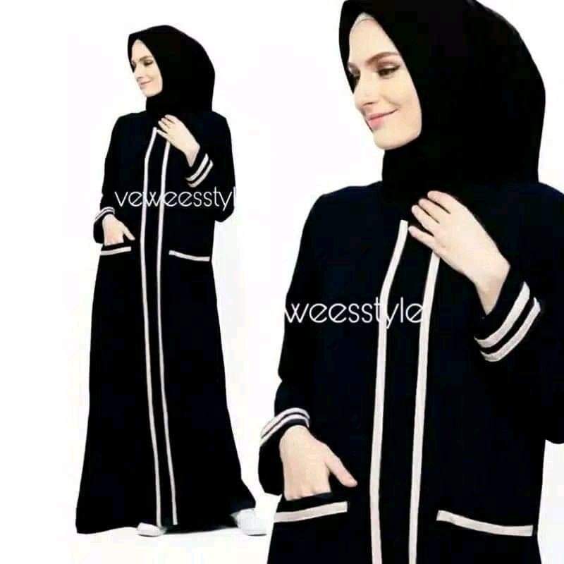 murah gamis abaya turkey terbaru- busana muslim - abaya arab kekinian-gamis hitam terbaru-abaya pita