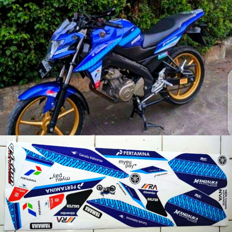 ( COD ) STRIPING VARIASI VIXION ADVANCE l STRIPING VIXION NVA 2016 MANDALIKA