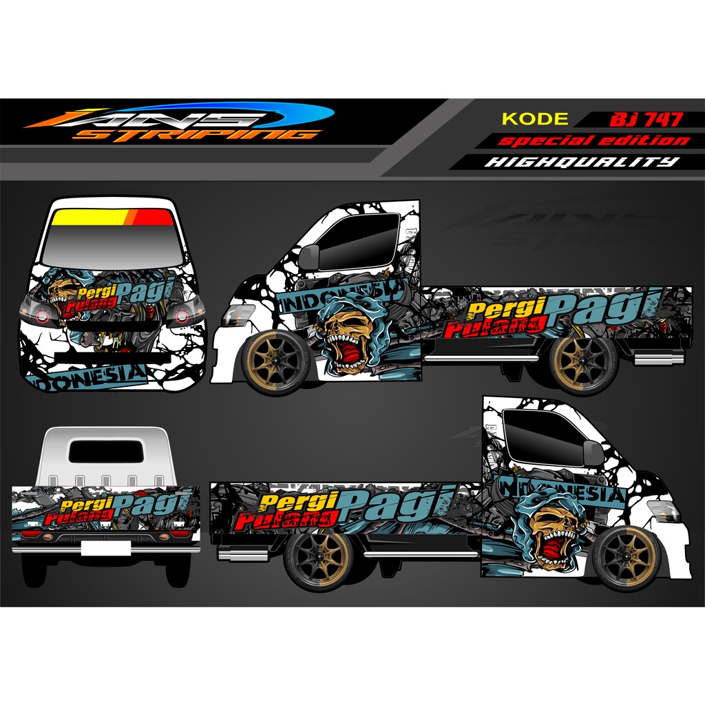 DECAL STICKER MOBIL RANMAX PICK UP, CARRY , L300 / DECAL PICK UP / DECAL GRANMAX / DECAL STICKER MOBIL