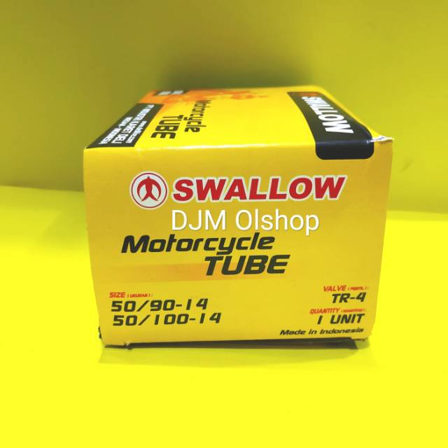 Ban Dalam Swallow Kecil Ukuran 50/90-14 For Matik