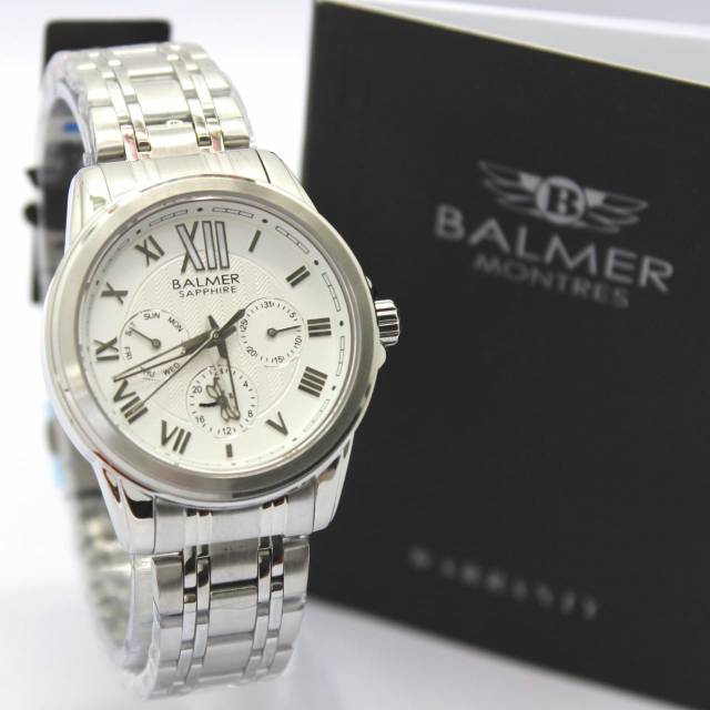 JAM TANGAN CEWEK WANITA BALMER 7976L SILVER ORIGINAL