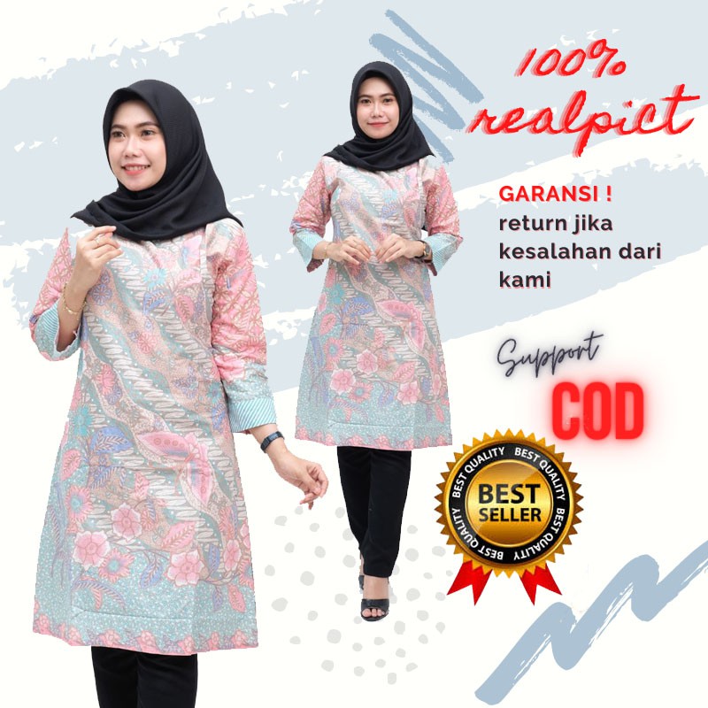 Paling Murah Tunik Batik Kanthil G006yeVcn9wDJJ