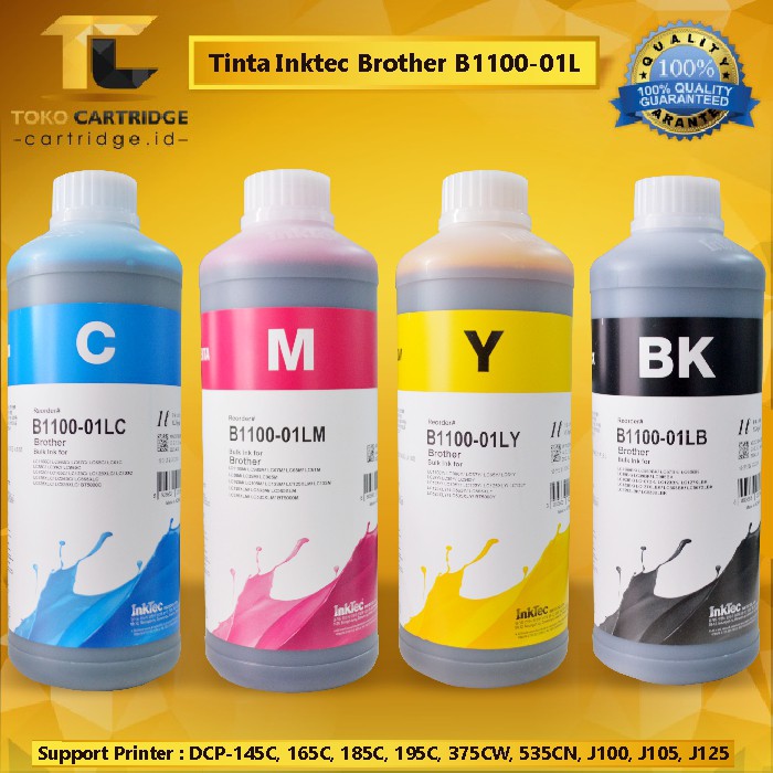 Tinta Refill Inktec B1100-01L Dye Base Brothr 1 Liter New