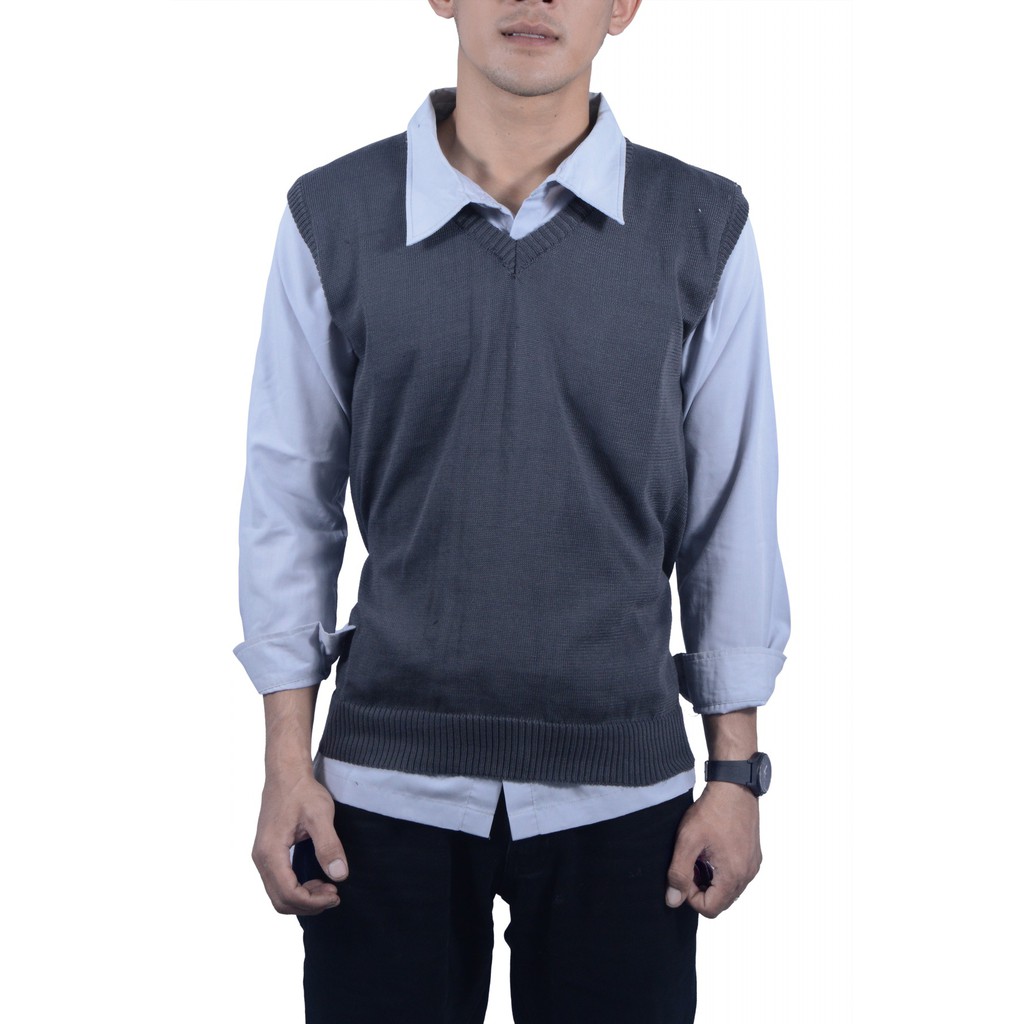 ROMPI RAJUT PRIA / BASIC ROMPI RAJUT / TOP VEST PRIA /  ATASAN RAJUT PRIA / ROMPI BEST RAJUT PRIA