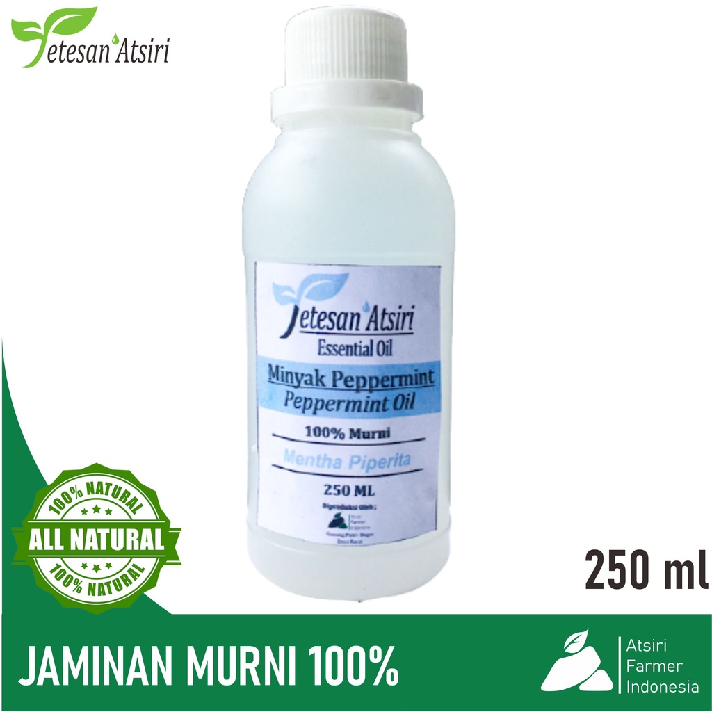 250ml minyak atsiri mint peppermint murni peppermint pure essential oil 100% tanpa campuran