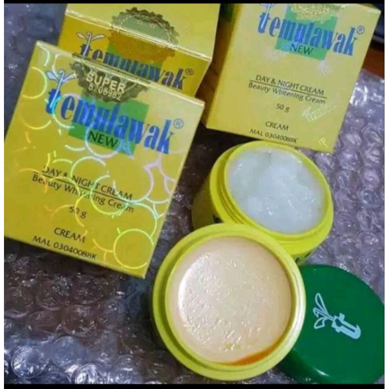crem temulawak siang dan malam