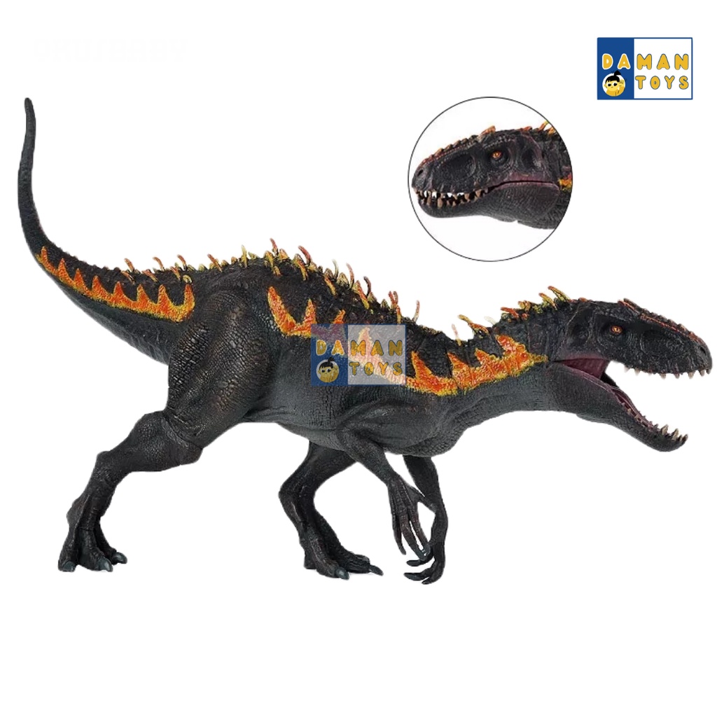 Black Indoraptor Jumbo Mainan Dinosaurus Figure Jurassic World Dinosaur Pajangan Koleksi