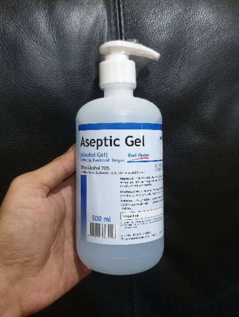 ASEPTIK GEL / ALKOHOL 70 % GEL 500 ml PUMP