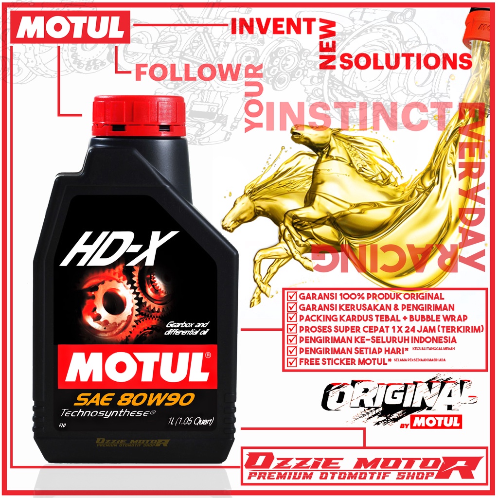 MOTUL HDX 80W90 1L OLI TRANSMISI MOBIL IMPORT BERKUALITAS