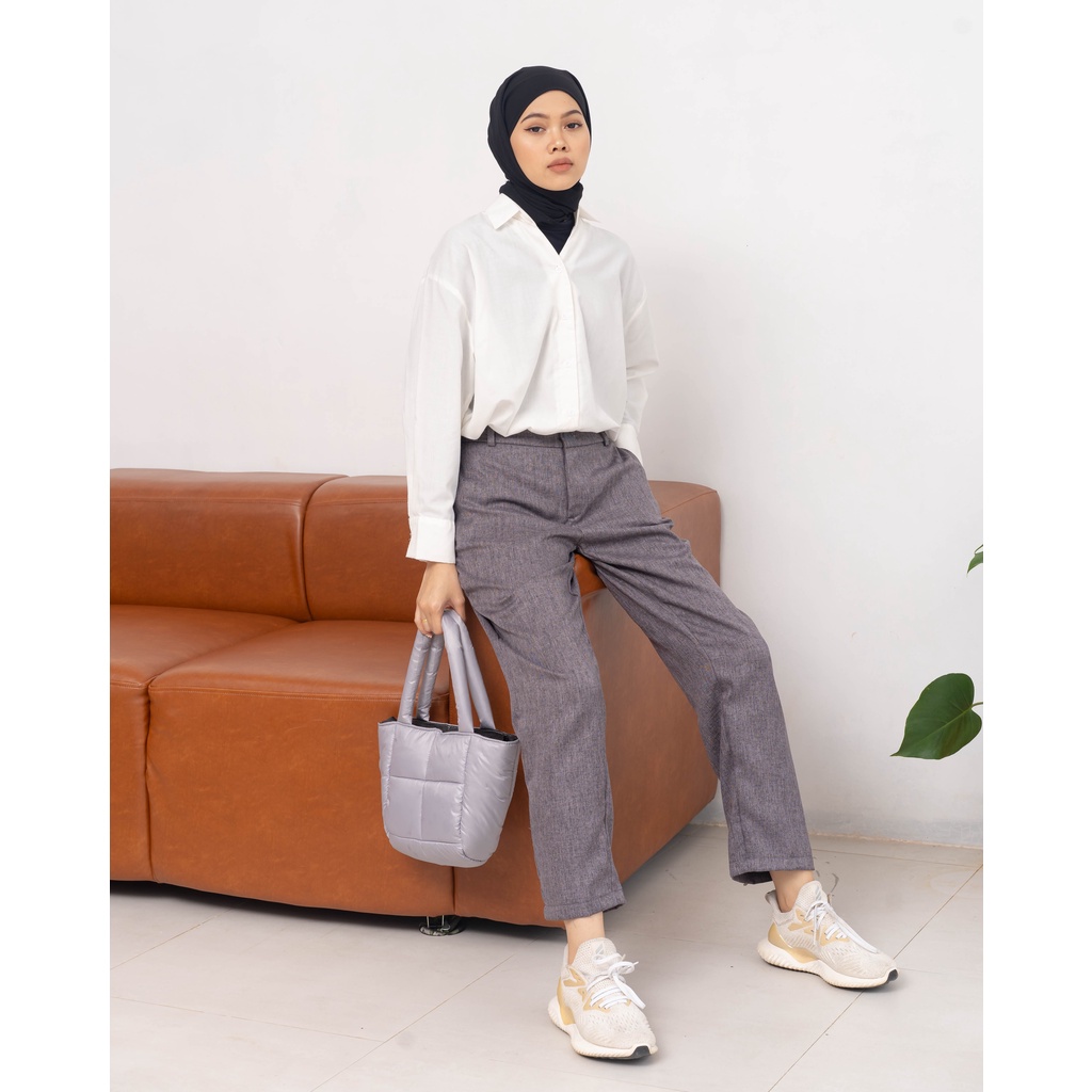 ZOLA PANTS SEMI WOOL CELANA KANTOR DAILY PREMIUM B528 CO