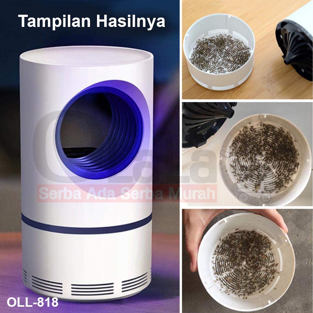 Lampu Perangkap Nyamuk USB LED Mini Electric Mosquito Catcher trap UV OLL-818