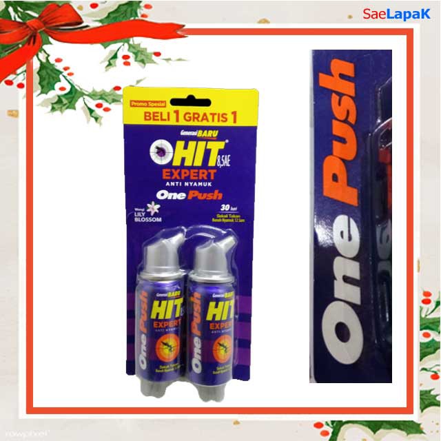Buy 1 Get 1 HIT One Push Expert Orange 30 Hari - Istimewa Hit Expert Anti Nyamuk One Push 8,5AE