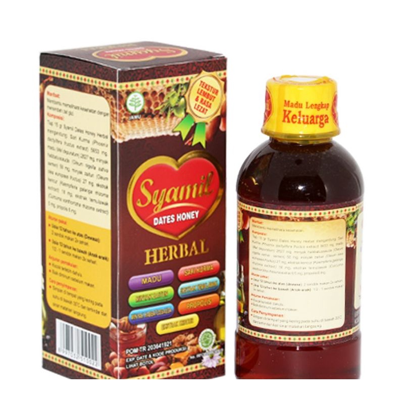 

SYAMIL DATES HONEY HERBAL/MADU KELUARGA