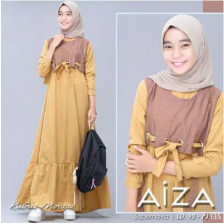 Baju Gamis Muslim Terbaru 2022 Model Baju Pesta Wanita kekinian Bahan Katun Kekinian ABG remaja