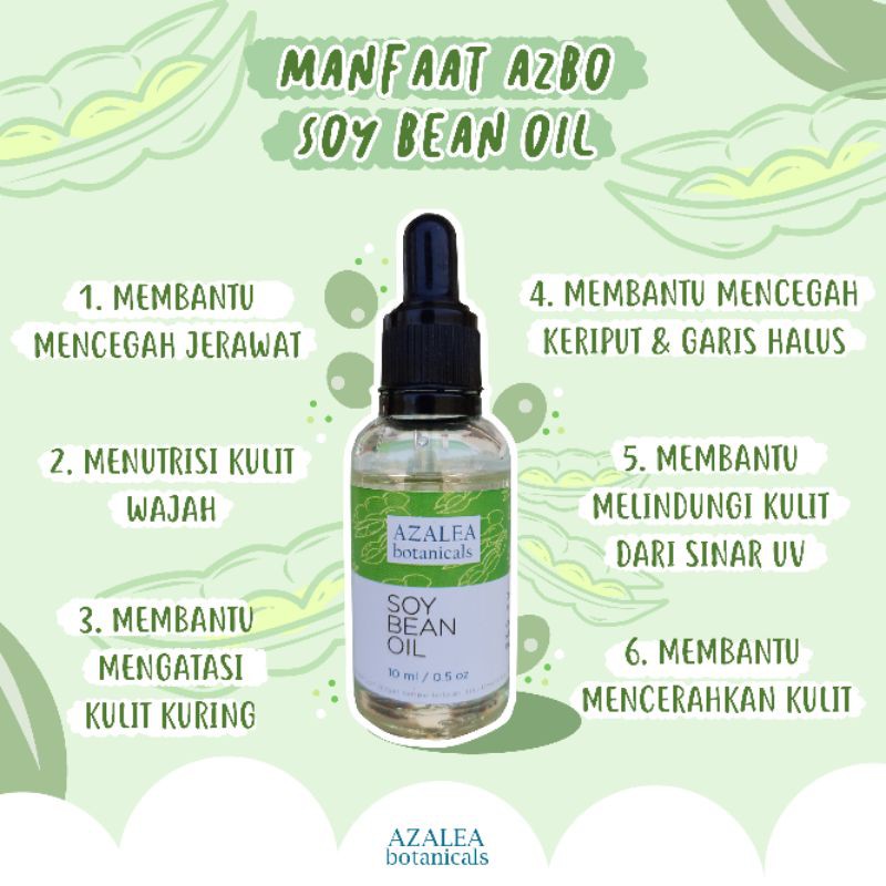 SOY BEAN OIL AZBO / FACE OIL / SERUM OIL WAJAH