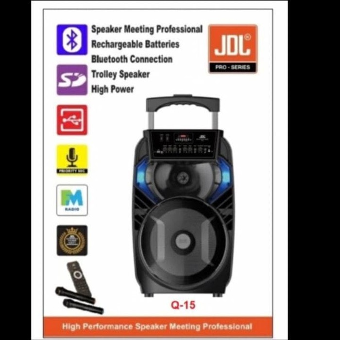 SPEAKER MEETING 15 INCH JDL Q-15 BLUETOOTH