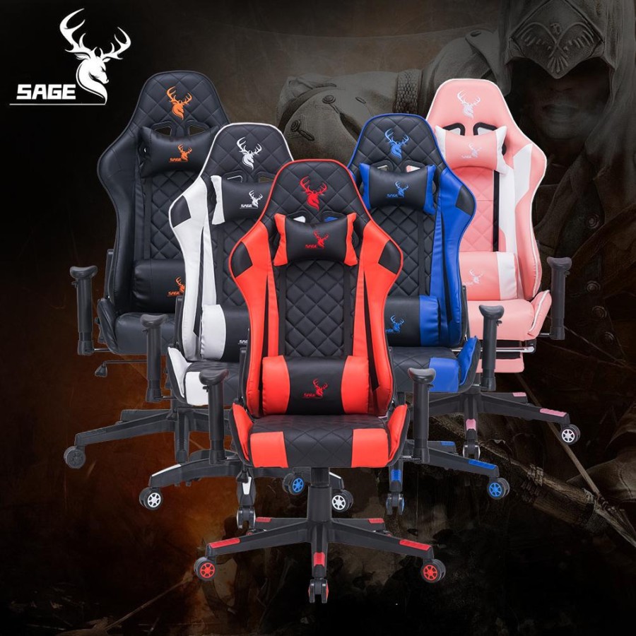 Sage SG-616 Gaming Chair / Kursi Gaming Reclining