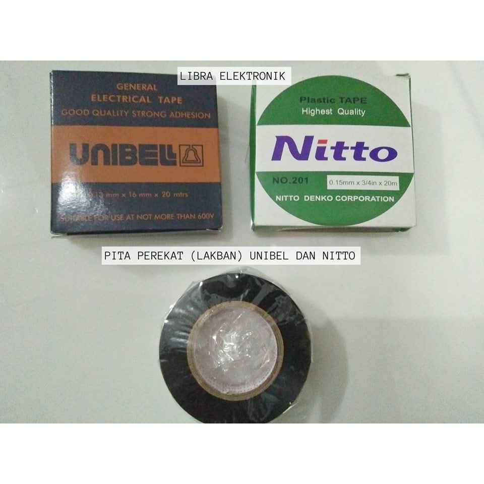 

Solasiban Isolasi Elektronik Dan Listrik Hitam NITTO