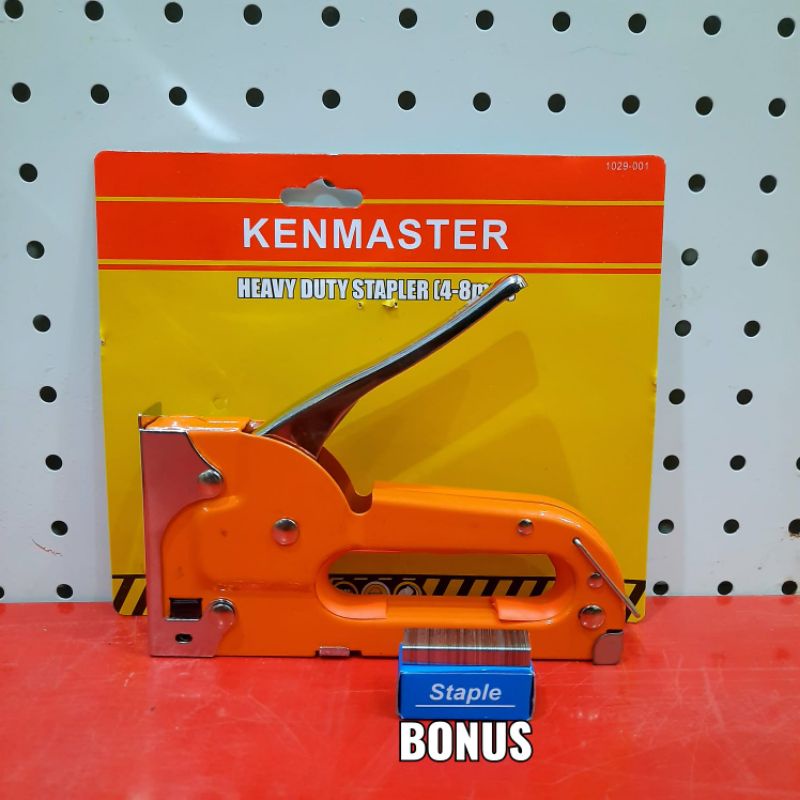 

KENMASTER STAPLER GUN TACKER 4-8MM ALAT STAPLES TEMBAK HEKTER JOK