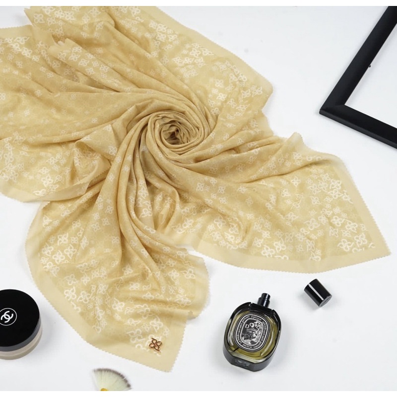 HIJAB segiempat VOAL MOTIF BEST SELLER Ziyya series