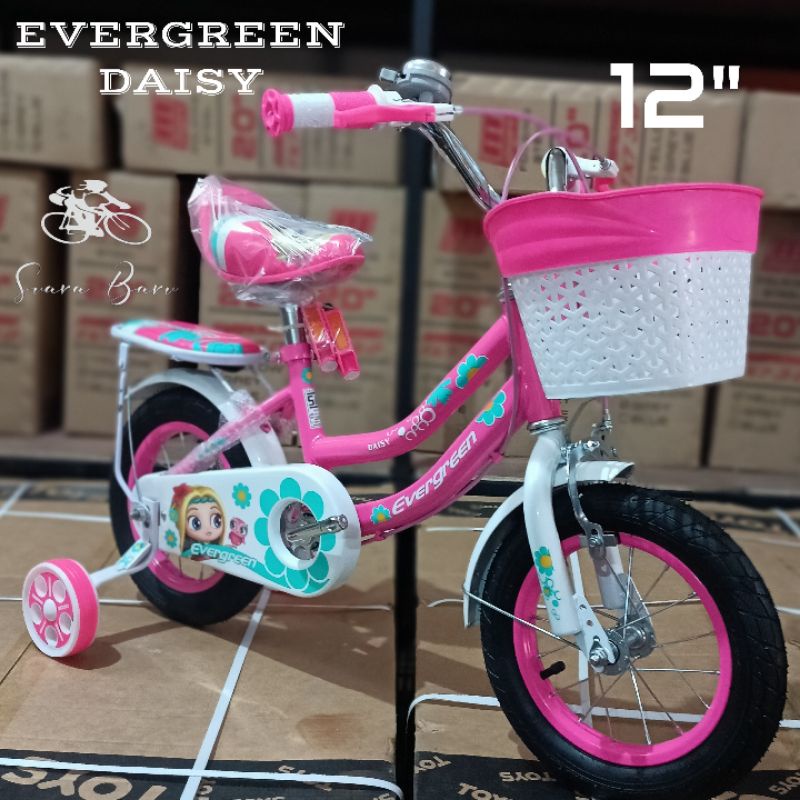 SEPEDA ANAK  EVERGREEN CTB 12" DAISY