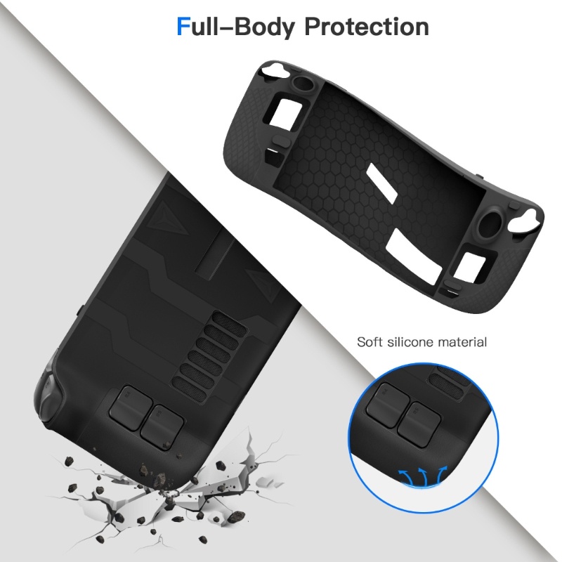 Btsg Silikon Shockproof Untuk Case Cover Pelindung Untuk Konsol Dek Uap Untuk Shell f