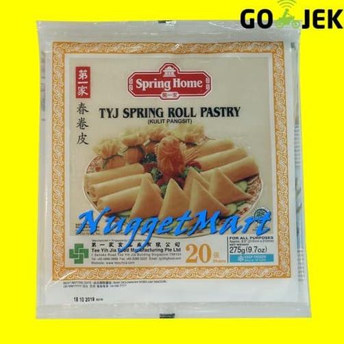 

Spring Home TYJ Spring Roll Pastry 20 Sheets 8.5" 275 gr TERUJI Kode 532