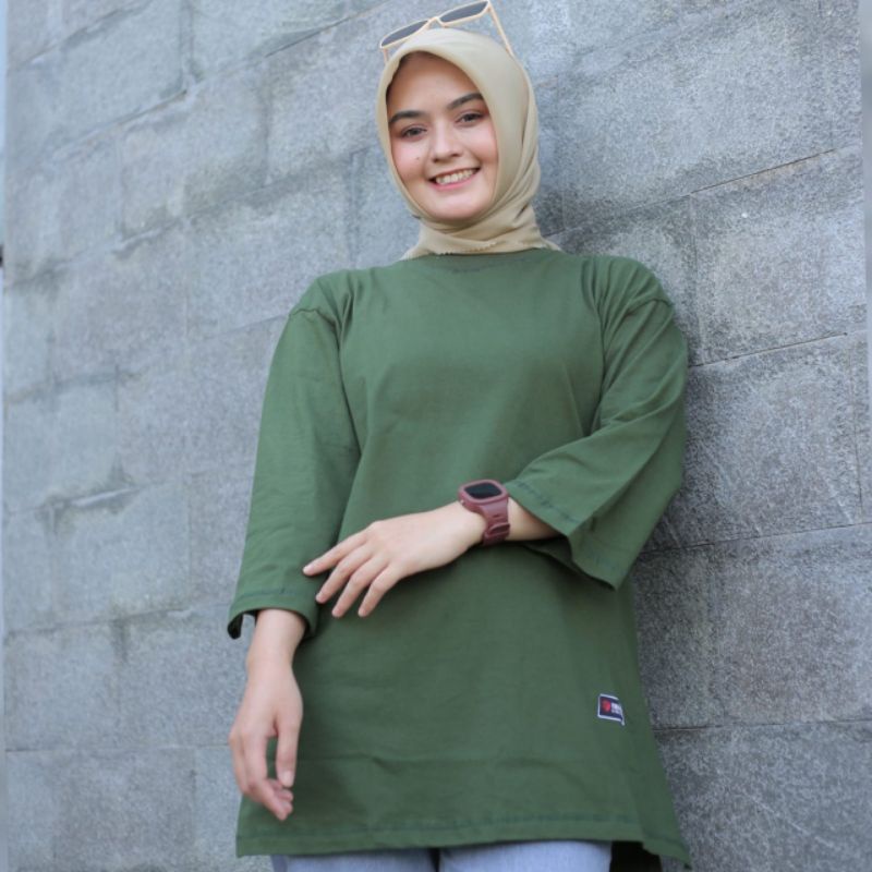 atasan oversize wanita terbaru kekinian 2022 viral import/baju oversize wanita lengan panjang bahan 