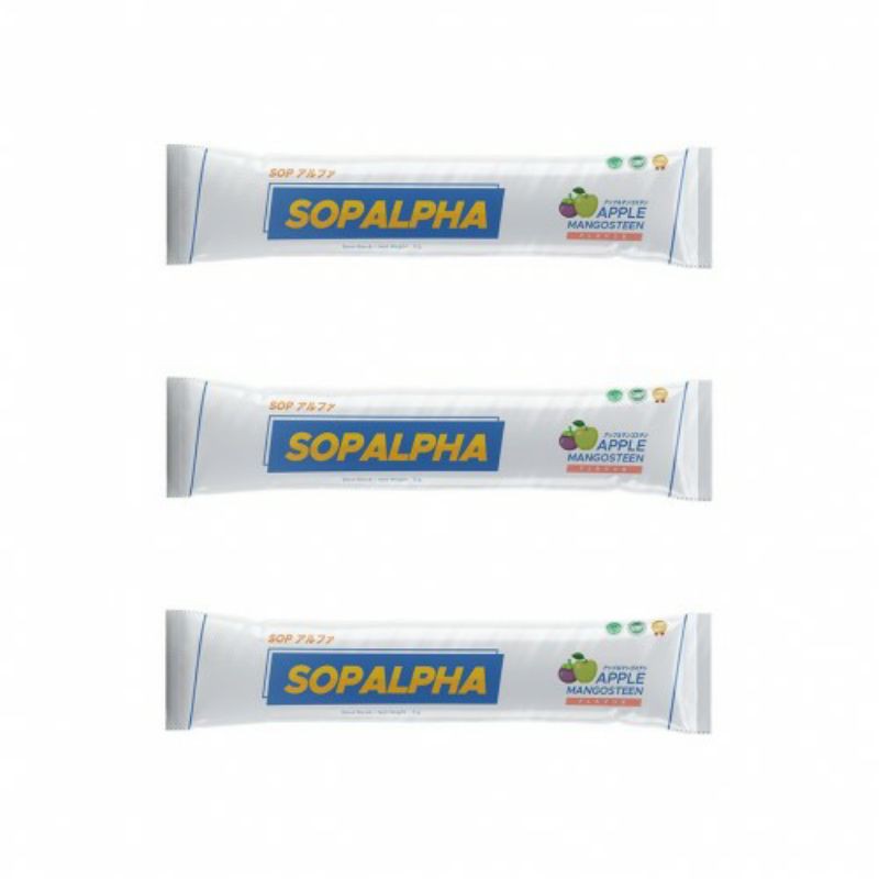 Minuman Kesehatan Herbal Pencegah Penyakit Sopalpha Kemasan Sancet Original