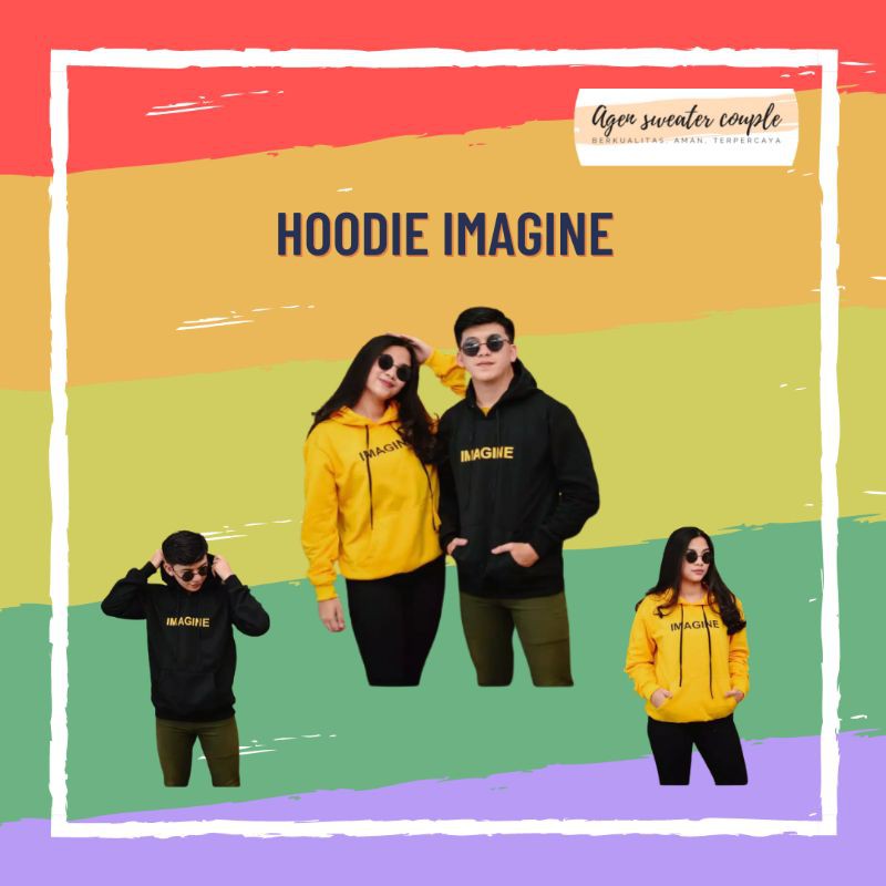 HOODIE IMAGINE || SWEATER IMAGINE || HOODIE PRIA || HOODIE COUPLE || SWEATER COUPLE