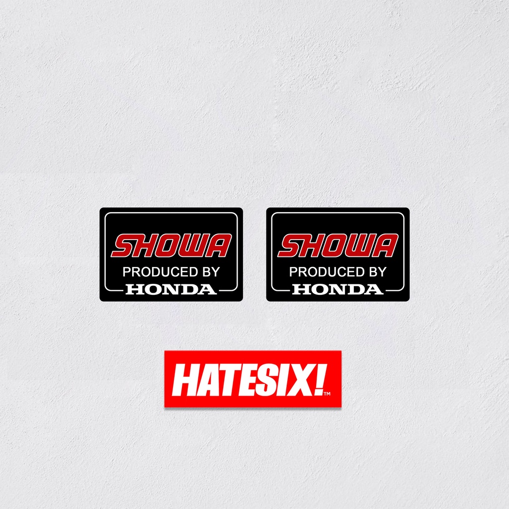 Sticker Decal Showa KTC WP NITRON Racing Suspension Hatesix