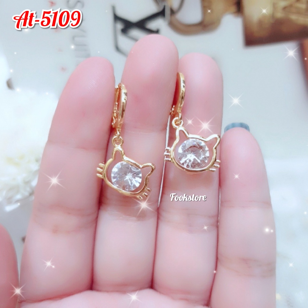 TERBARU ANTING CLIP XUPING /SILVER/GOLD /ANTI ALERGI