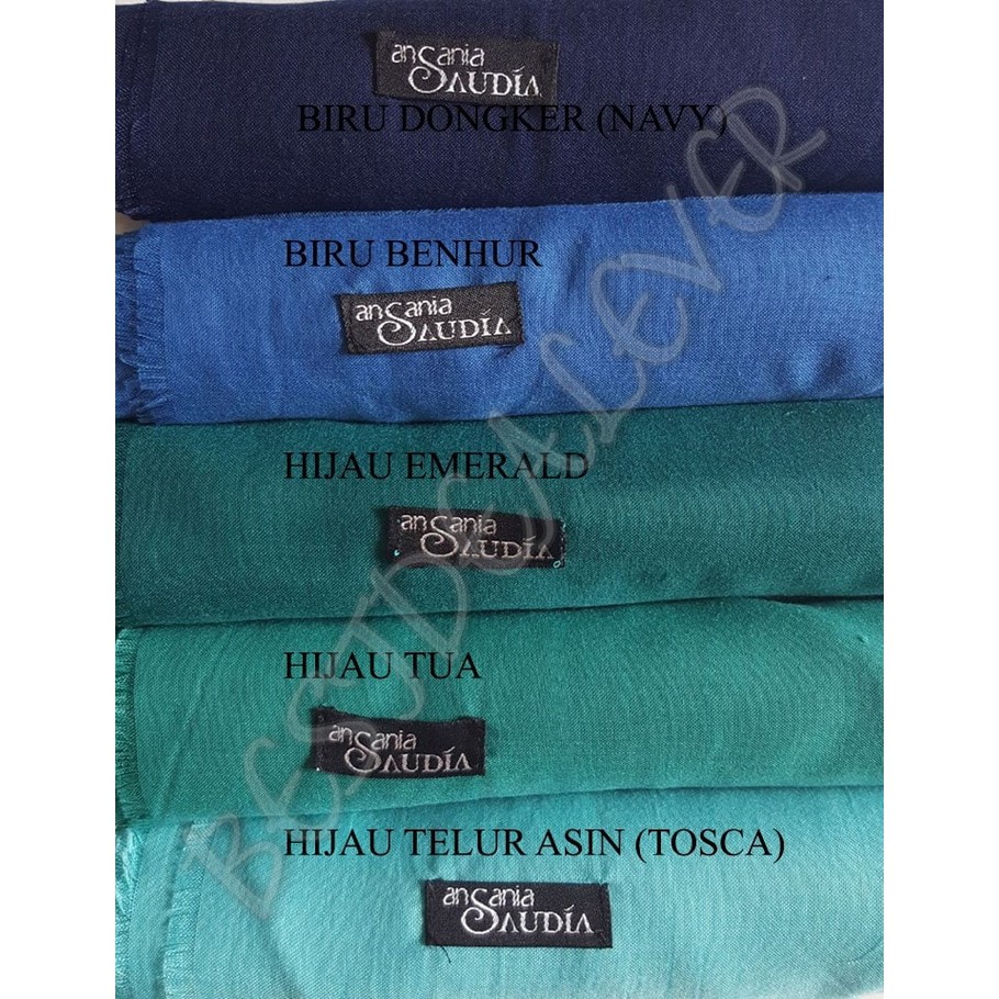 ANSANIA SEGIEMPAT RAWIS SAUDIA POLOS / HIJAB / JILBAB / KRUDUNG GROSIR SEGI EMPAT