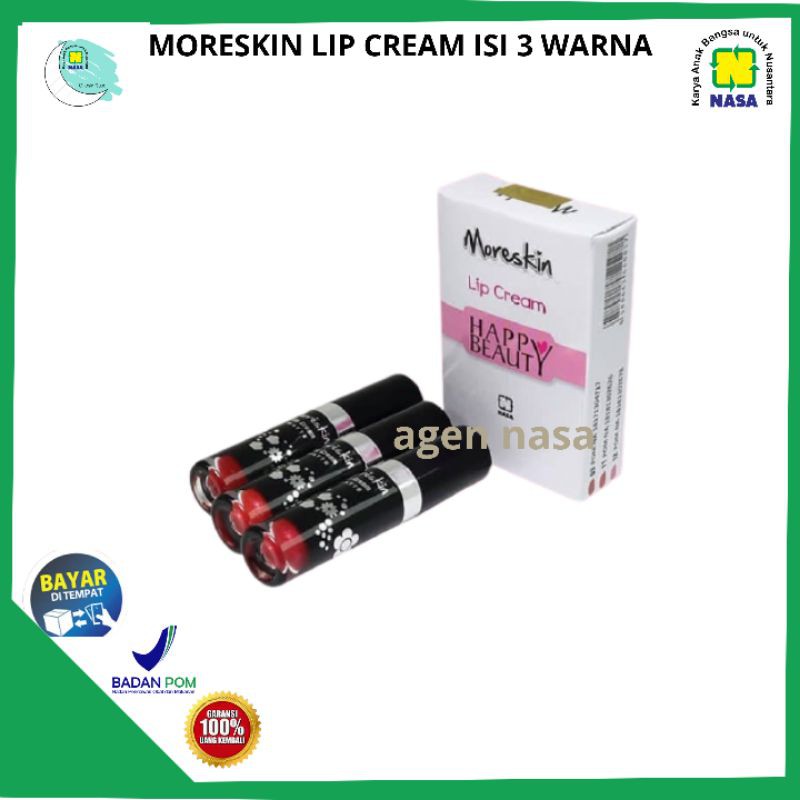 Moreskin Lip Cream Nasa - Moreskin Lip Cream Happy Beauty - HBLCREAM NASA