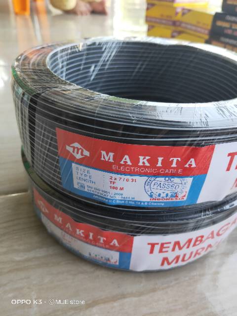 KABEL SPEAKER MAKITA 2X7/0.31 TEMBAGA MURNI