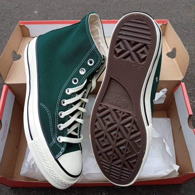 Converse Chuck 70s Hi Midnight Clover Green Original Resmi
