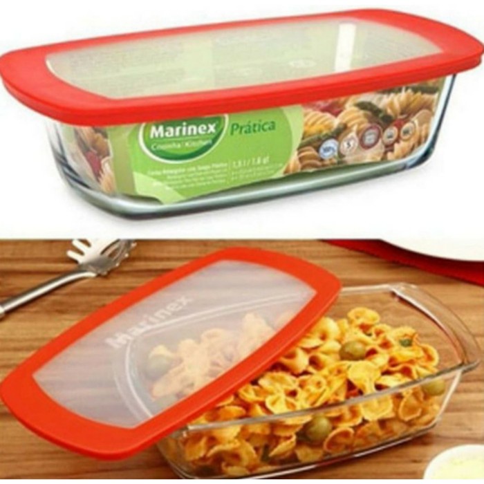 Loyang Kaca - Loyang Kaca Marinex Persegi 1,5 Liter Mp 6216 - Import Product
