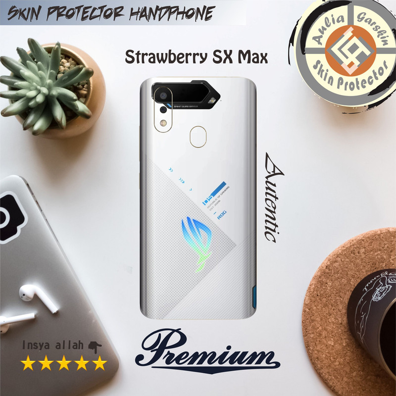 Garskin HP Strawberry SX MAX Motif Rog 1  - Free Custom Motif