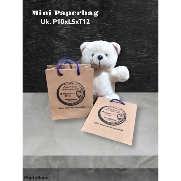 

Mini Paperbag Olshop uk. P10xL5xT13 cm (isi 50 &100pcs)