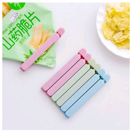 Segel Penjepit Plastik / Jepit Kantong Makanan Klip Seal Sealer Kemasan kotak - premium