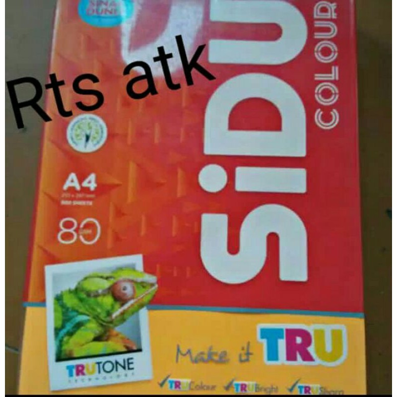 

Sidu A4 kertas warna it 371Gyber hp orange 80grm