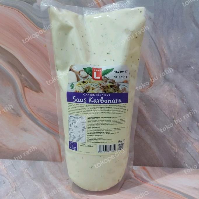 

[[COD]] Choice L saus carbonara 1kg SALE Kode 1351