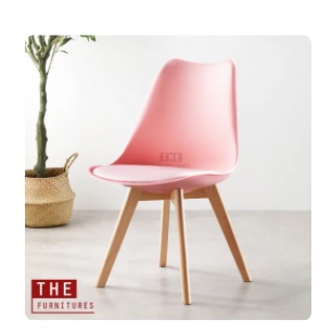 Kursi Cafe / Kursi Bar / Kursi Taman / Kursi Santai / Kursi Kantor / KURSI BELAJAR MILENEAL MULTIFUNGSI / Bangku Kerja / Kursi Lipat-PINK TULIP