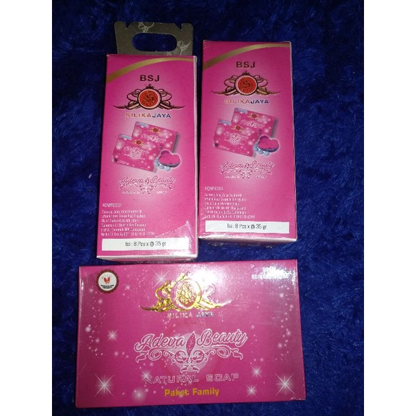 SABUN ADEVA BEAUTY NATURAL SOAP SILIKA JAYA SUDAH BPOM