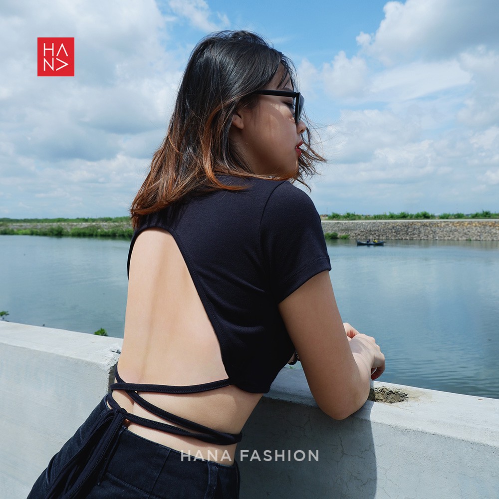 Hana Fashion - Eliza Crop Top Atasan Wanita - CT097