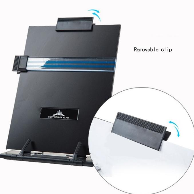 

ORDER-KIRIM Triple W 7 in 1 Paper Holder Document Adjustable Peyanggah Buku Clip